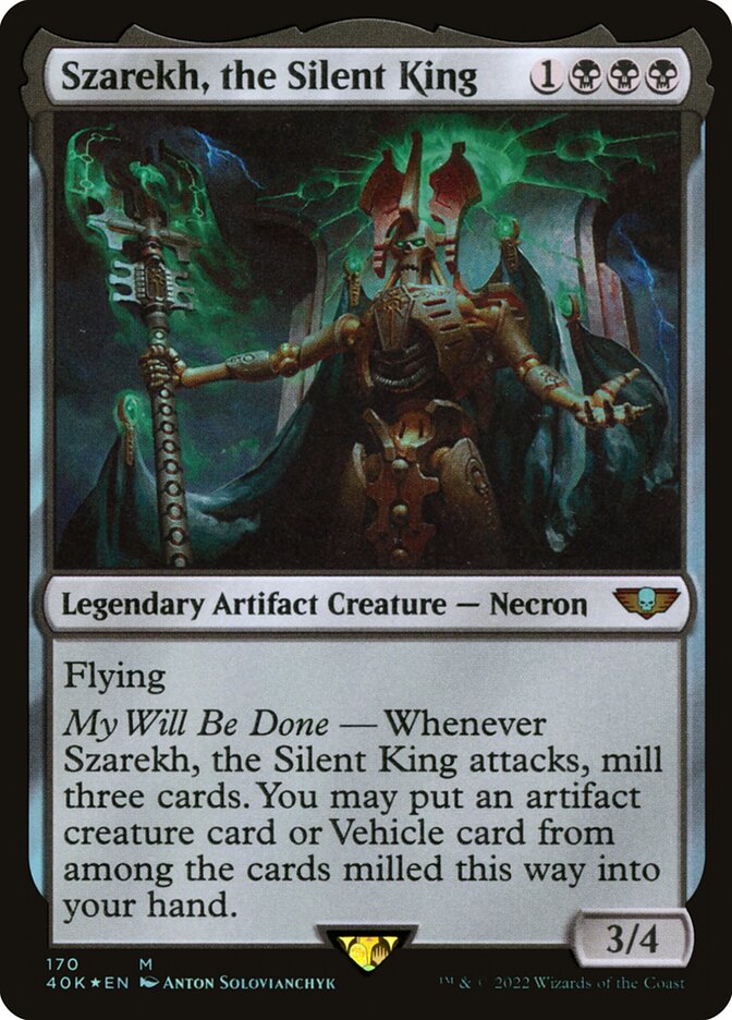 Szarekh, the Silent King 170 (Universes Beyond: Warhammer 40,000)  - Foil | Good Games Morley