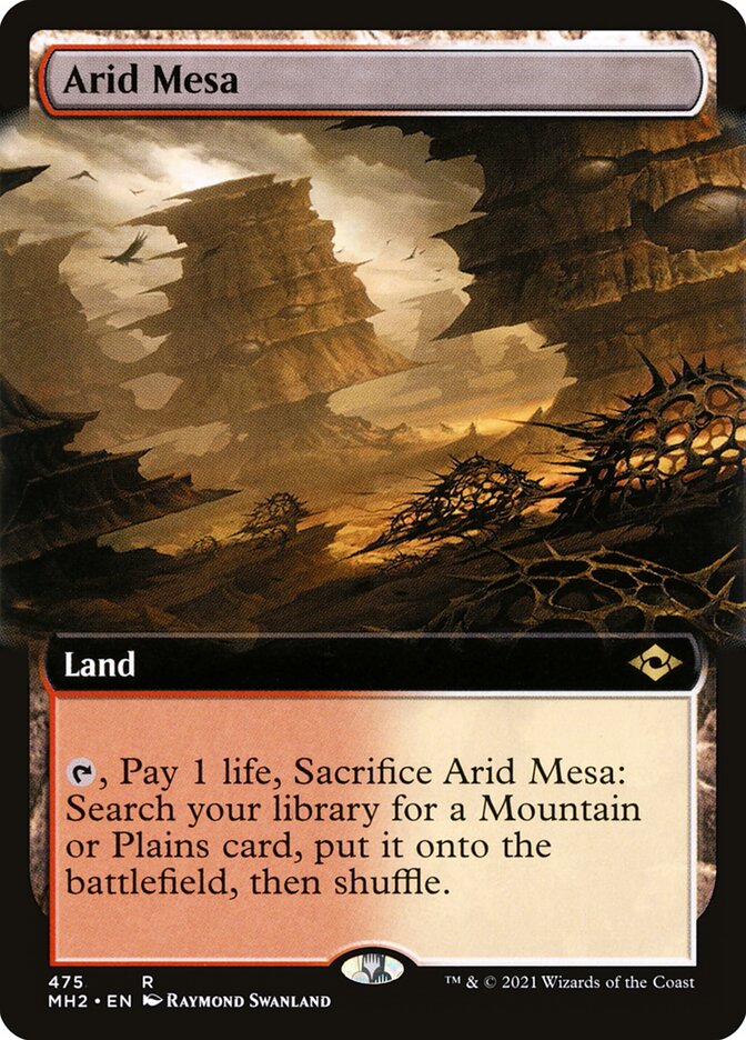 Arid Mesa Extended Art 475 (Modern Horizons 2)  - Foil | Good Games Morley