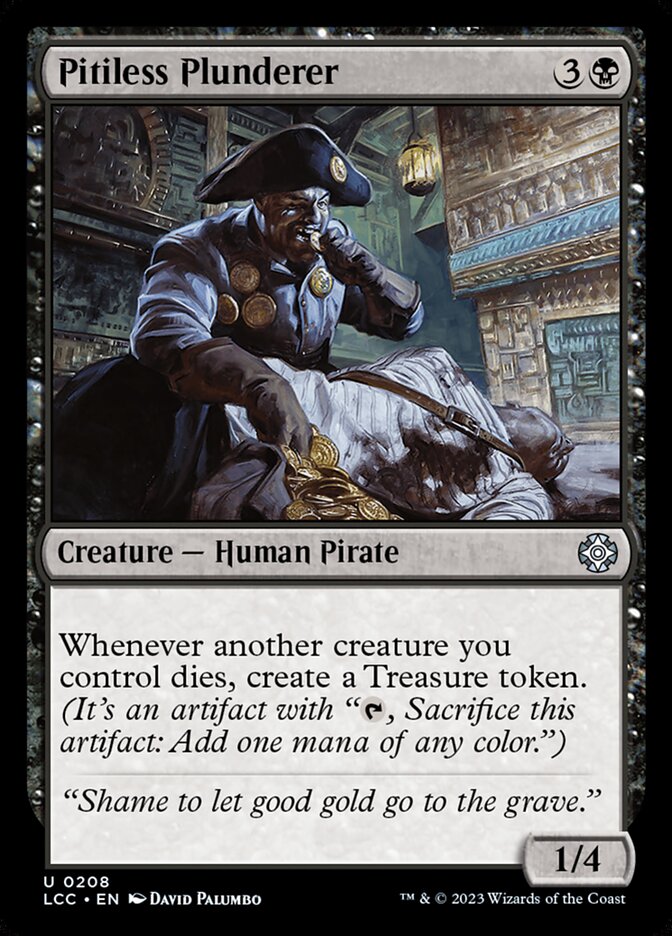 Pitiless Plunderer 208/370 (Commander: The Lost Caverns of Ixalan)  | Good Games Morley