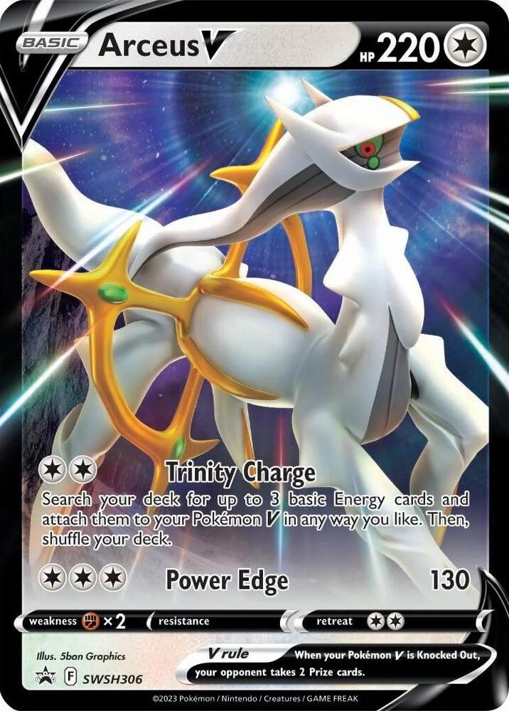 Arceus V SWSH306 (SWSH: Sword & Shield Promo Cards)  - Holofoil | Good Games Morley