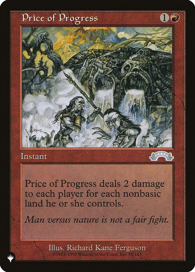 Price of Progress 95/143 (The List Reprints)  | Good Games Morley