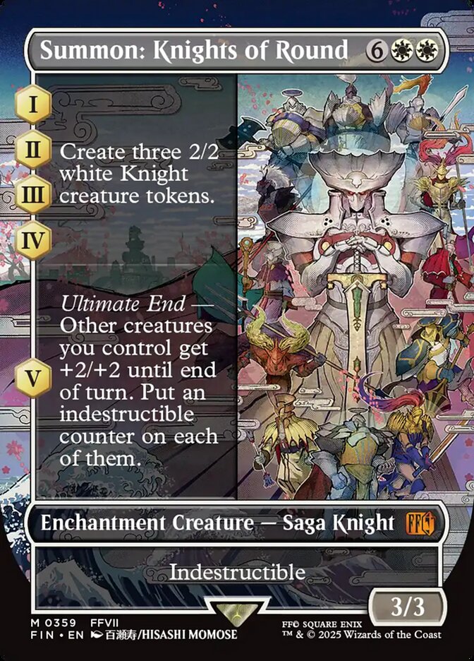 Summon: Knights of Round 359 (FINAL FANTASY)  - Borderless | Good Games Morley