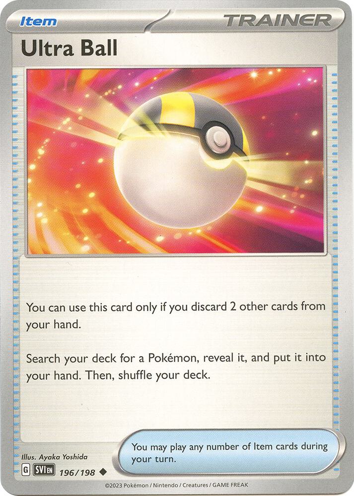 Ultra Ball 196/198 (SV01: Scarlet & Violet Base Set)  | Good Games Morley