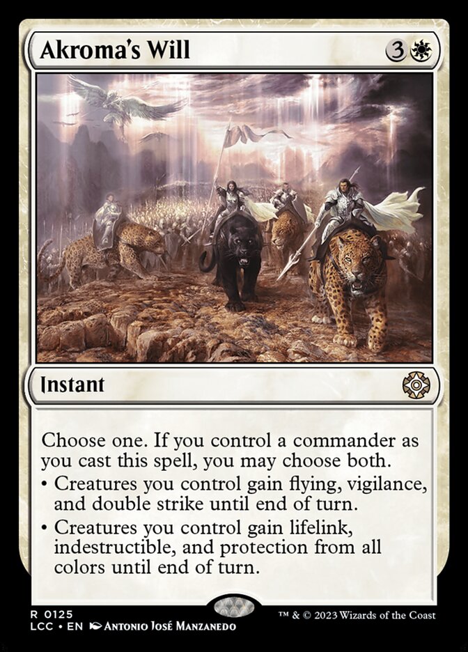Akromas Will 125 (Commander: The Lost Caverns of Ixalan)  | Good Games Morley