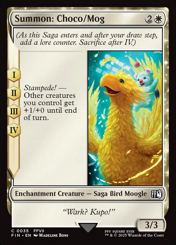 Summon: Choco/Mog 35/309 (FINAL FANTASY)  | Good Games Morley
