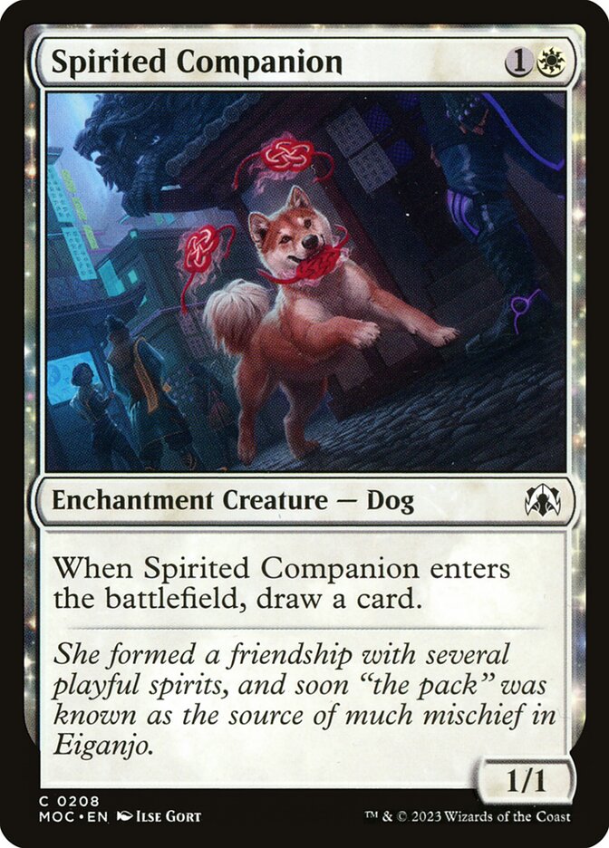Spirited Companion 208/444 (Commander: March of the Machine)  | Good Games Morley