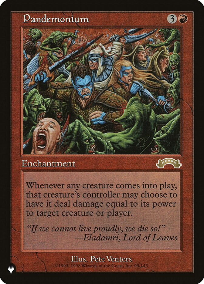 Pandemonium EXO-93/5075 (The List Reprints)  | Good Games Morley