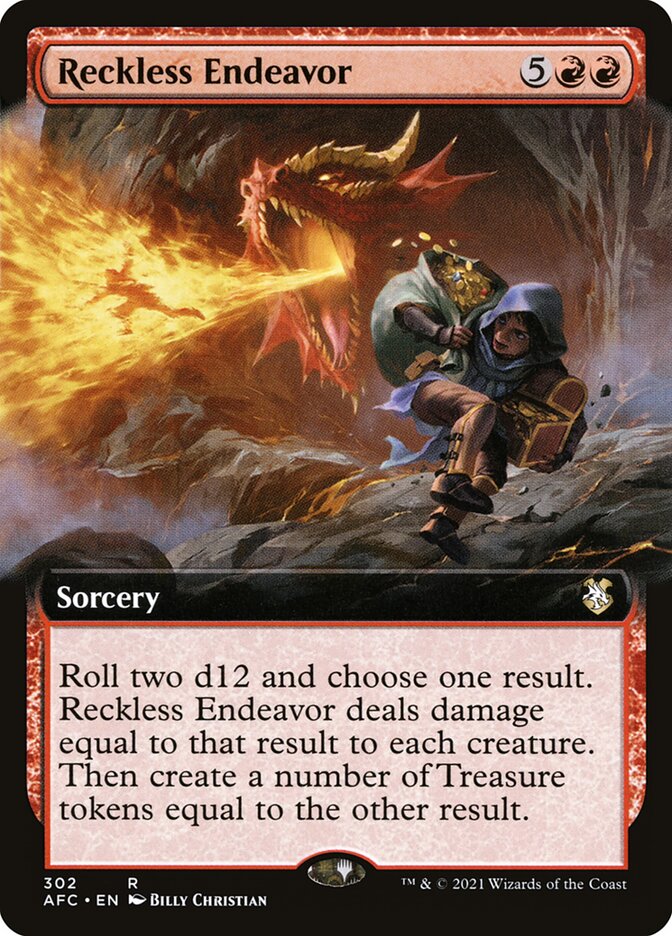 Reckless Endeavor 302/62 (Commander: Adventures in the Forgotten Realms)  | Good Games Morley
