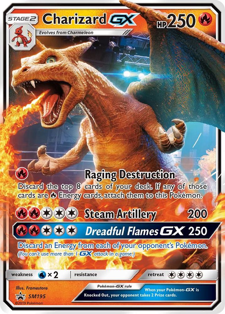 Charizard GX SM195 (SM Promos)  - Holofoil | Good Games Morley