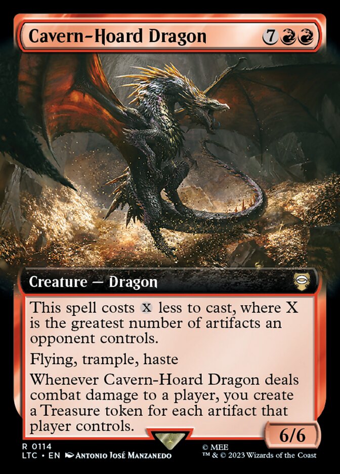 Cavern-Hoard Dragon 114 (Commander: The Lord of the Rings: Tales of Middle-earth)  | Good Games Morley