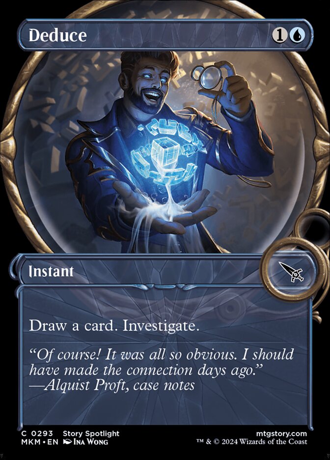 Deduce 293/286 (Murders at Karlov Manor)  - Showcase Foil | Good Games Morley