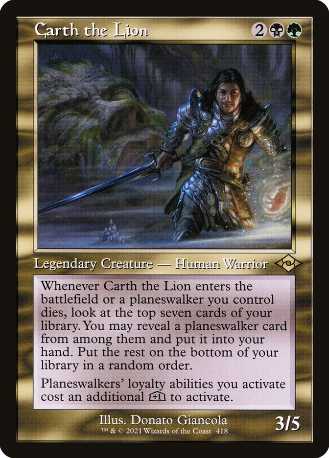 Carth the Lion 418 (Modern Horizons 2)  - Foil | Good Games Morley