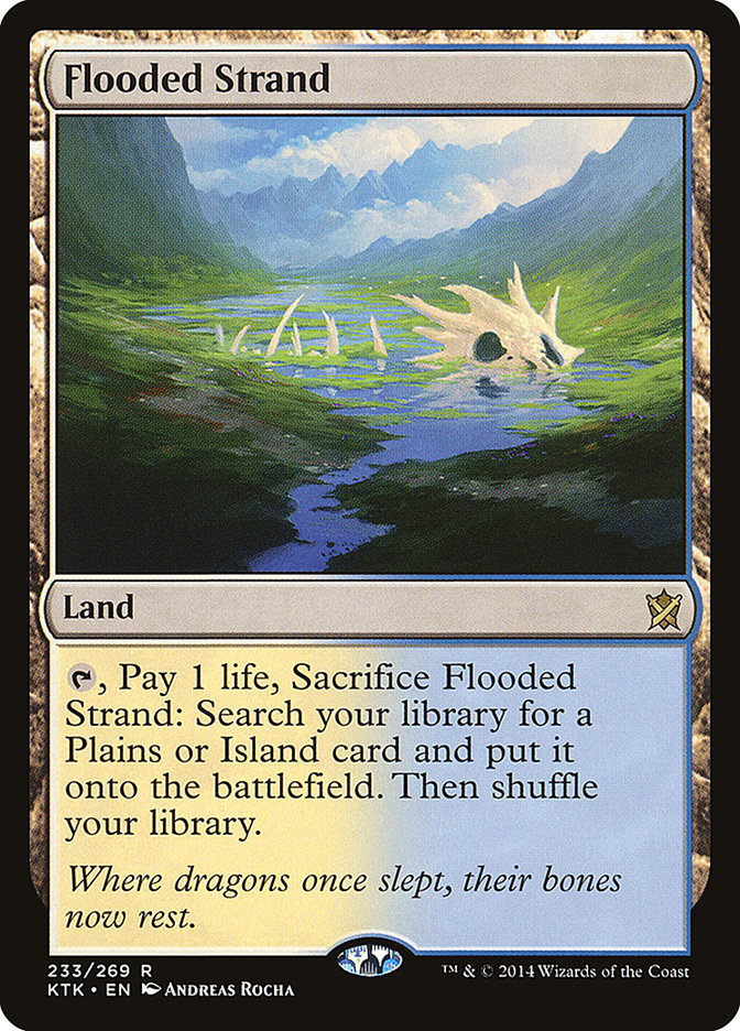 Flooded Strand 233 (Khans of Tarkir)  - Foil | Good Games Morley