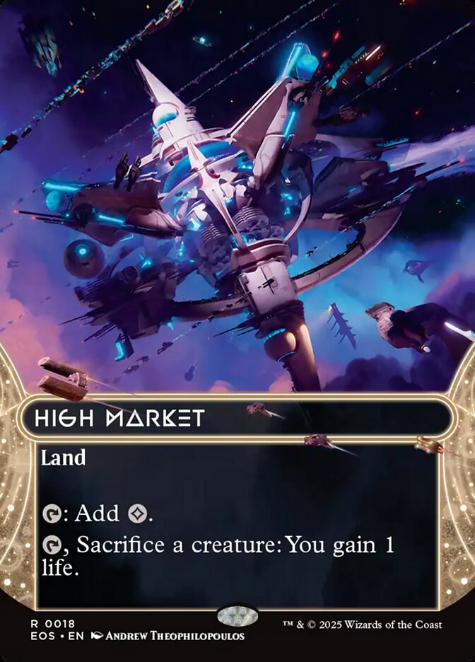 High Market 18/45 (Edge of Eternities: Stellar Sights)  - Borderless | Good Games Morley