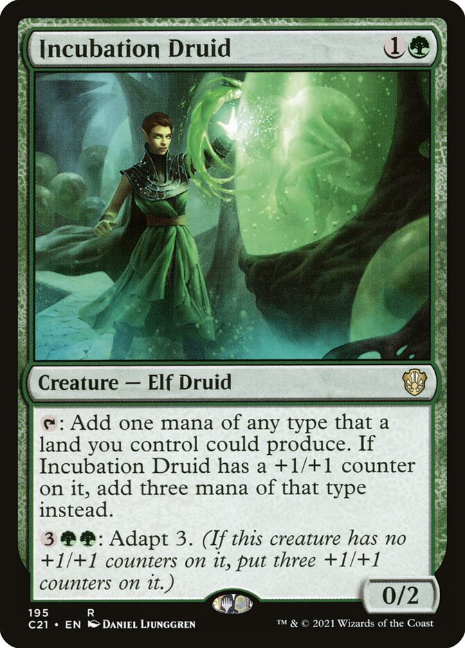 Incubation Druid 195/81 (Commander 2021)  | Good Games Morley