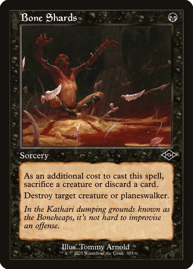 Bone Shards Retro Frame 395 (Modern Horizons 2)  - Foil | Good Games Morley