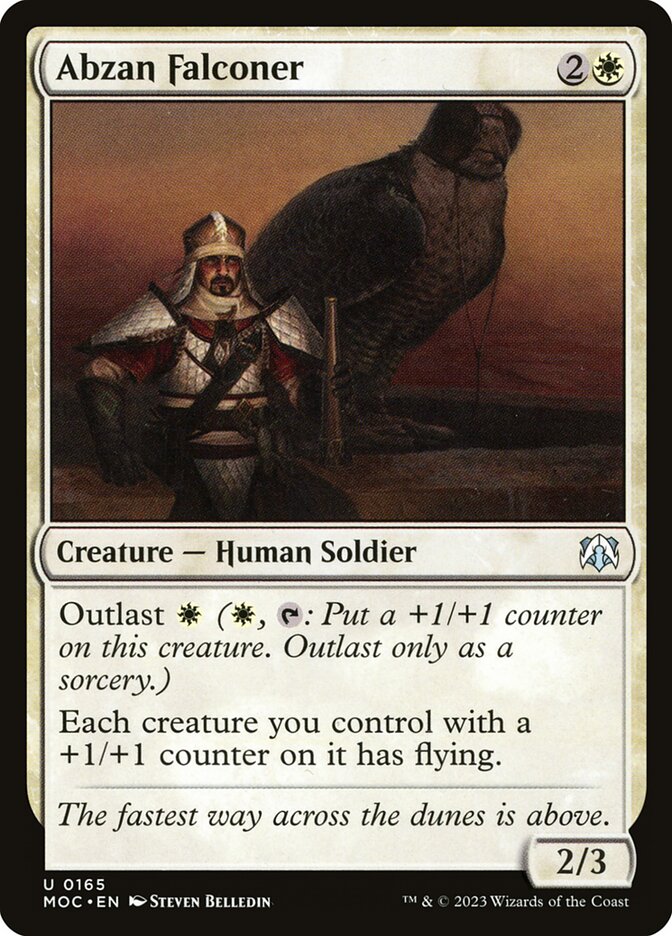 Abzan Falconer 165/444 (Commander: March of the Machine)  | Good Games Morley