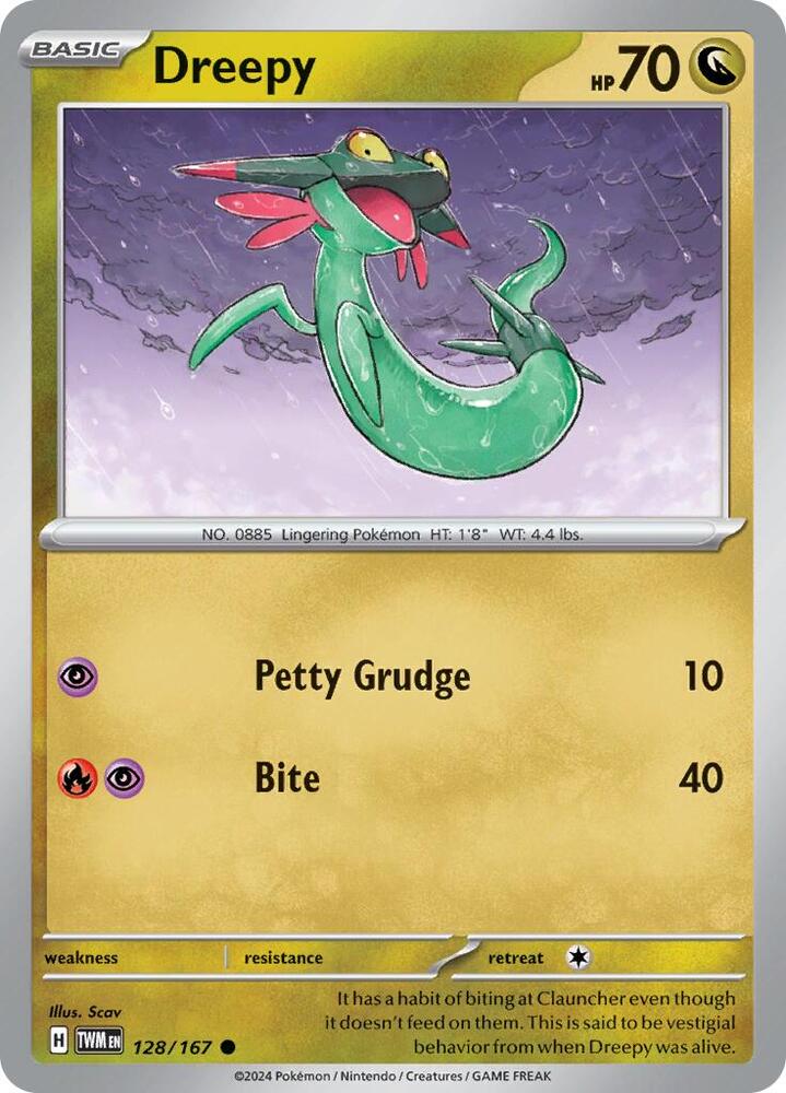 Dreepy 128/167 (SV06: Twilight Masquerade)  | Good Games Morley