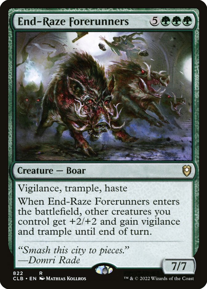 End-Raze Forerunners 822 (Commander Legends: Battle for Baldur's Gate)  | Good Games Morley