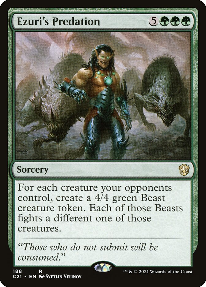Ezuri's Predation 188/81 (Commander 2021)  | Good Games Morley