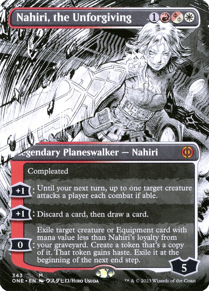 Nahiri, the Unforgiving 343/271 (Phyrexia: All Will Be One)  - Borderless | Good Games Morley