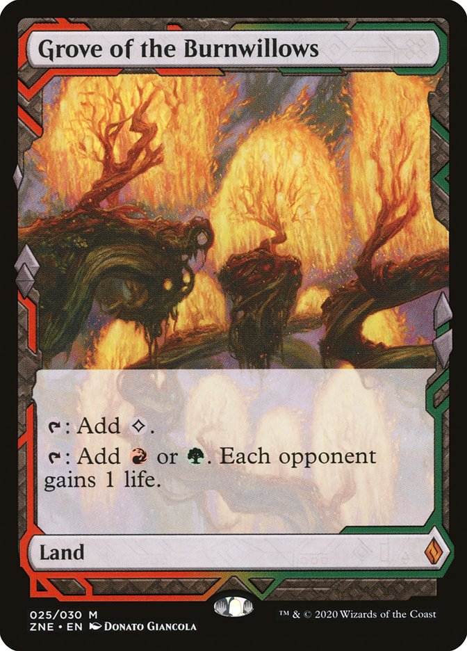 Grove of the Burnwillows 25/30 (Zendikar Rising Expeditions)  - Foil | Good Games Morley