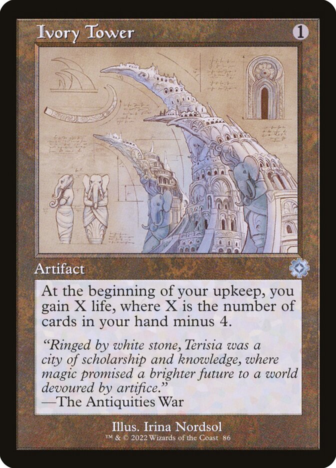 Ivory Tower 86 (The Brothers' War: Retro Frame Artifacts)  - Foil | Good Games Morley