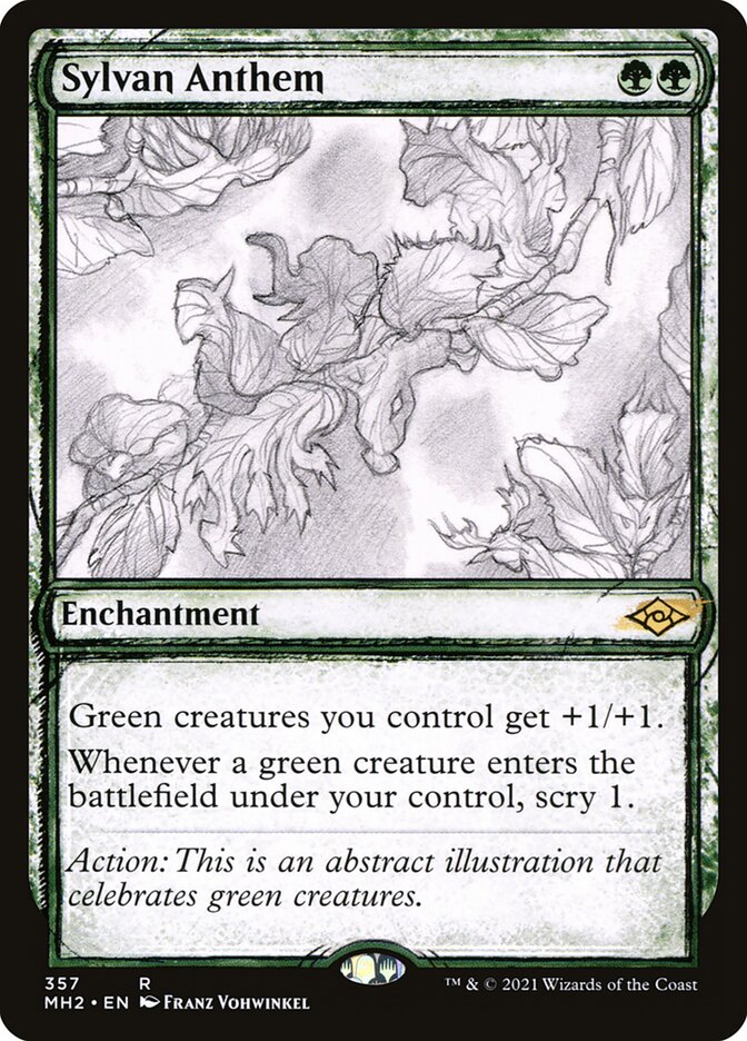 Sylvan Anthem 357/303 (Modern Horizons 2)  | Good Games Morley