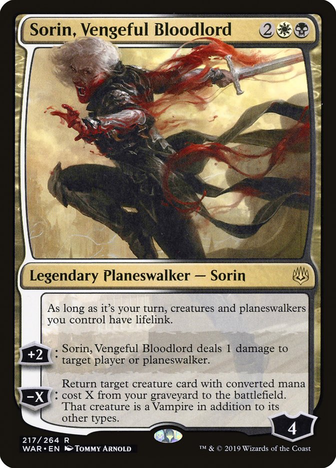 Sorin, Vengeful Bloodlord 217 (War of the Spark)  | Good Games Morley