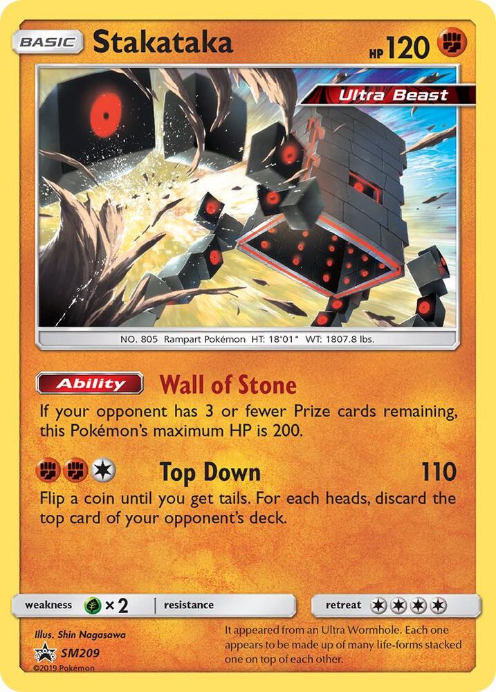 Stakataka SM209 (SM Promos)  - Holofoil | Good Games Morley