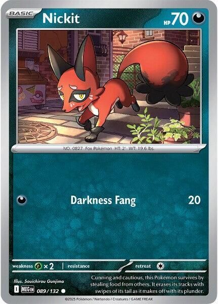 Nickit 089/132 (ME01: Mega Evolution)  - Reverse Holofoil | Good Games Morley