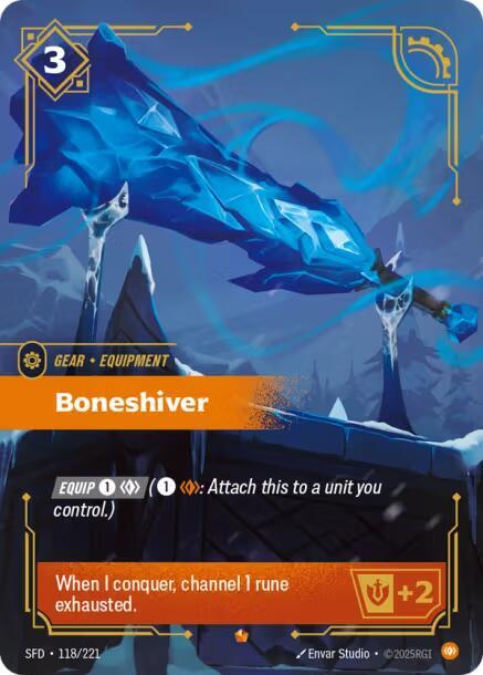 Boneshiver 118/221 (Spiritforged)  - Foil | Good Games Morley