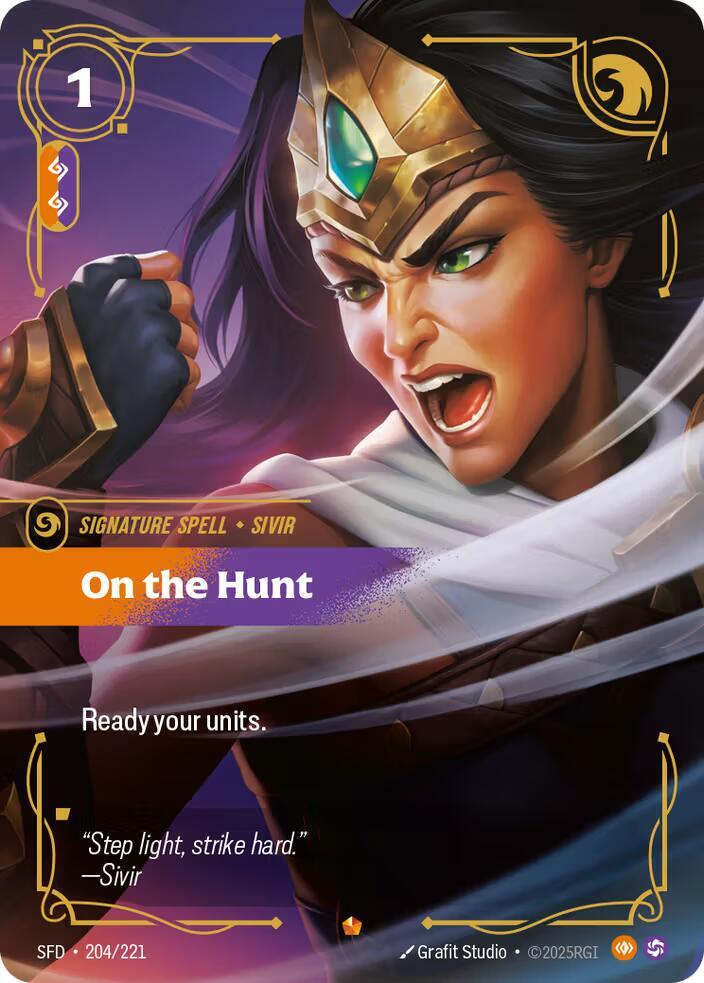 On the Hunt 204/221 (Spiritforged)  - Foil | Good Games Morley