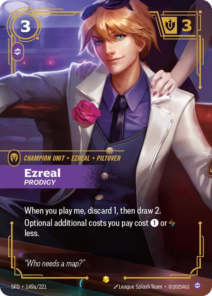 Ezreal - Prodigy 149a/221 (Spiritforged)  - Foil | Good Games Morley