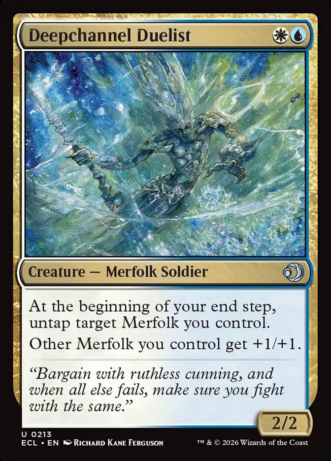 Deepchannel Duelist 213/273 (Lorwyn Eclipsed)  - Foil | Good Games Morley