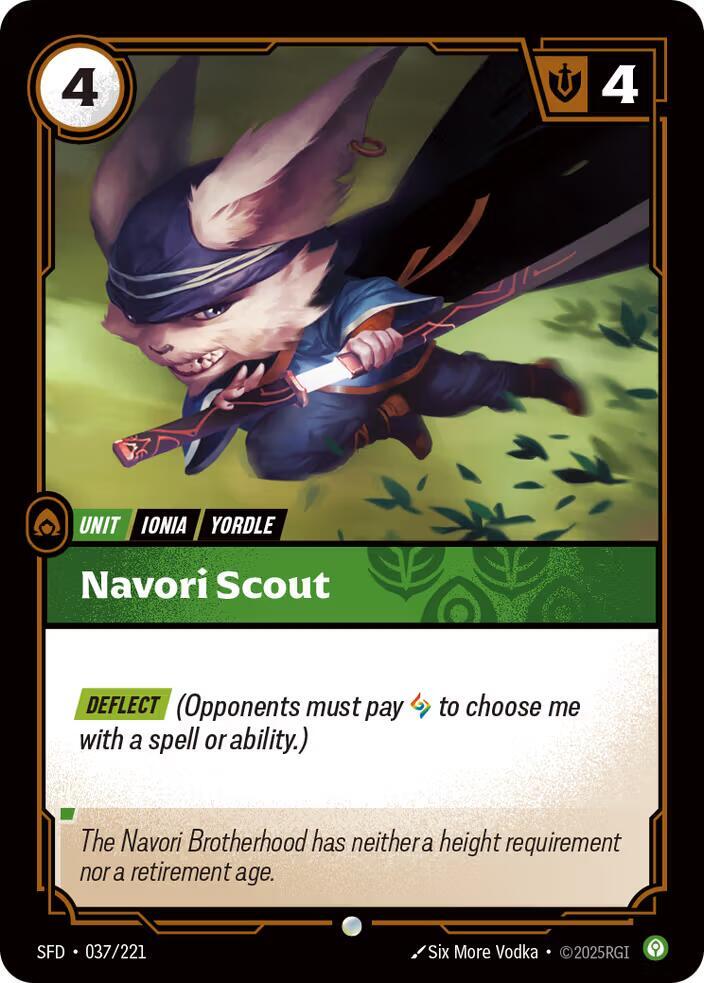 Navori Scout 37/221 (Spiritforged)  - Foil | Good Games Morley