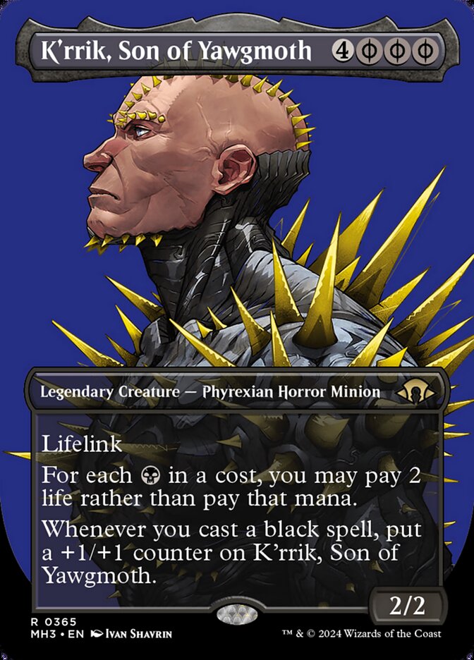 Kr'rik, Son of Yawgmoth 365 (Modern Horizons 3)  - Borderless | Good Games Morley