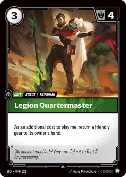 Legion Quartermaster 44/221 (Spiritforged)  | Good Games Morley