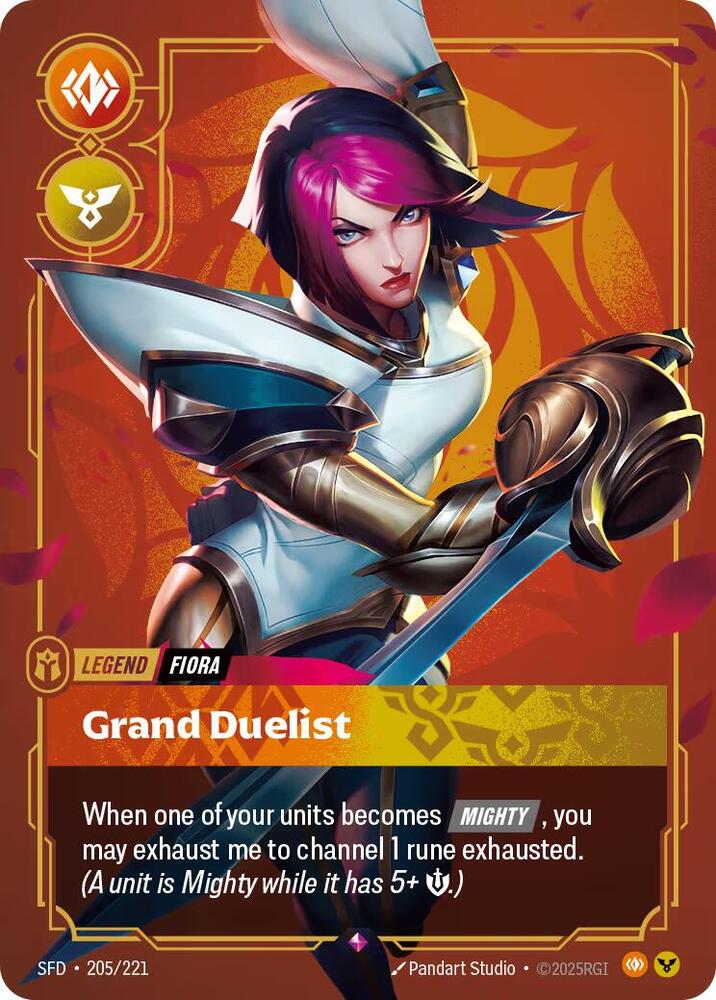 Fiora - Grand Duelist 205/221 (Spiritforged)  - Foil | Good Games Morley