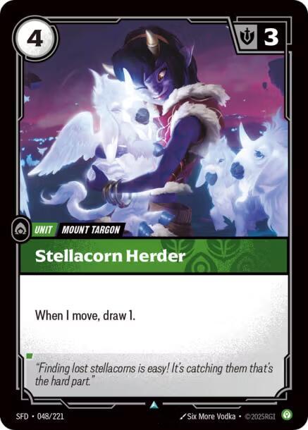 Stellacorn Herder 48/221 (Spiritforged)  - Foil | Good Games Morley