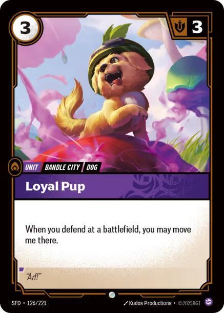 Loyal Pup 126/221 (Spiritforged)  | Good Games Morley