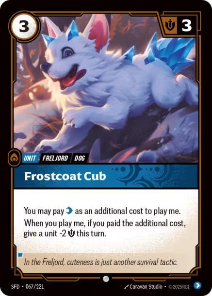 Frostcoat Cub 67/221 (Spiritforged)  - Foil | Good Games Morley