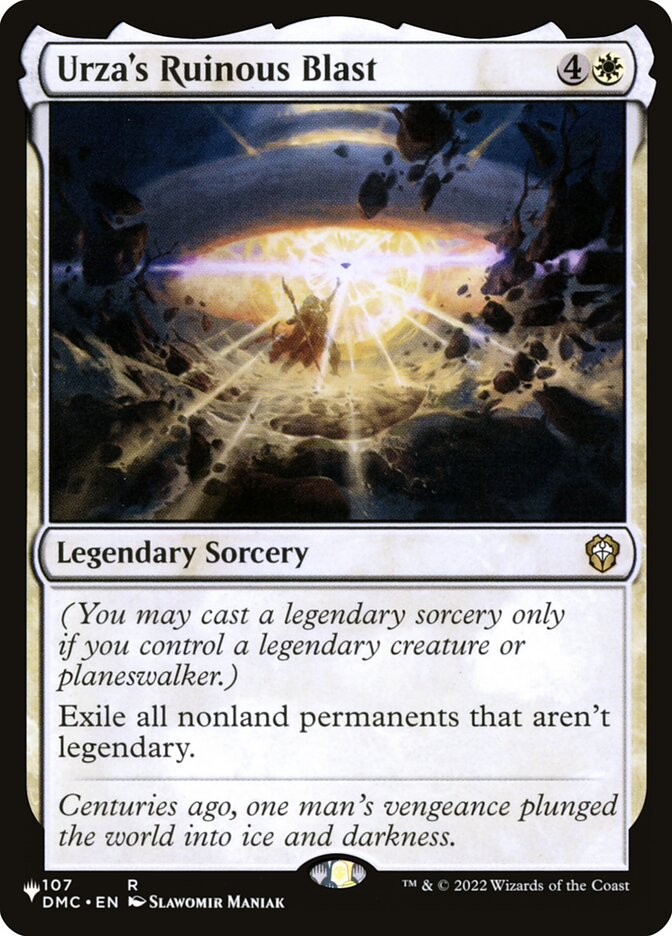 Urza's Ruinous Blast DMC-107/5075 (The List Reprints)  | Good Games Morley