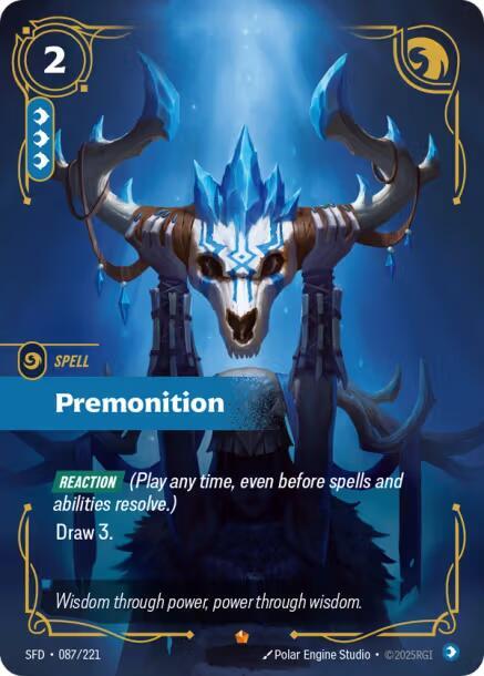 Premonition 87/221 (Spiritforged)  - Foil | Good Games Morley