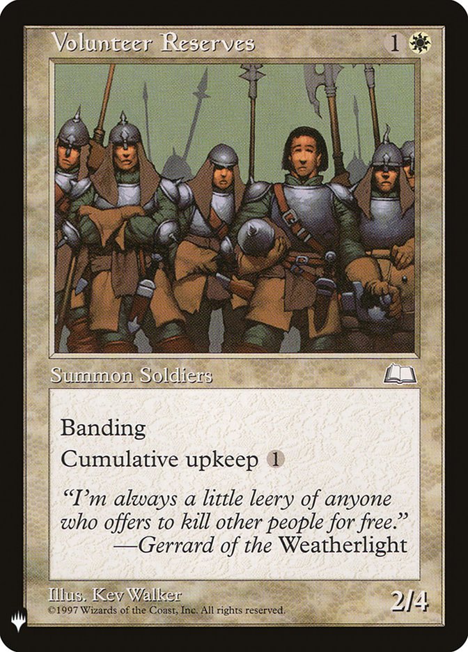 Volunteer Reserves WTH-29/5075 (The List Reprints)  | Good Games Morley