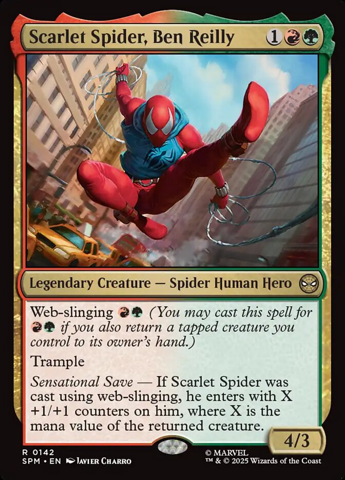 Scarlet Spider, Ben Reilly 142/198 (Marvel's Spider-Man)  | Good Games Morley
