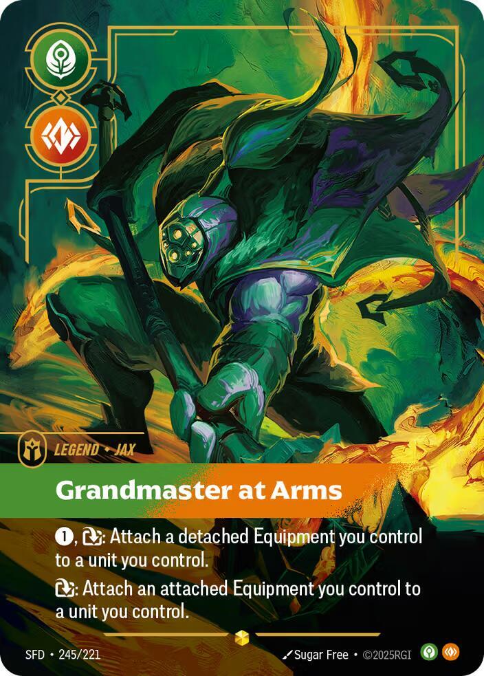 Jax - Grandmaster At Arms 245/221 (Spiritforged)  - Foil | Good Games Morley