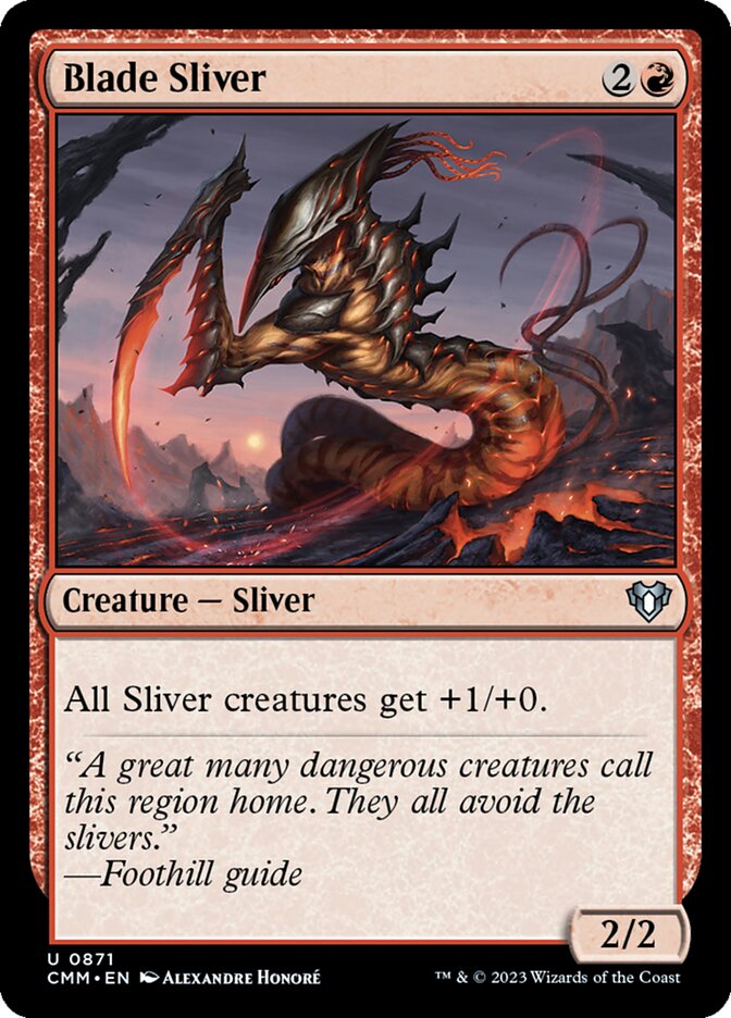 Blade Sliver 871/451 (Commander Masters)  | Good Games Morley