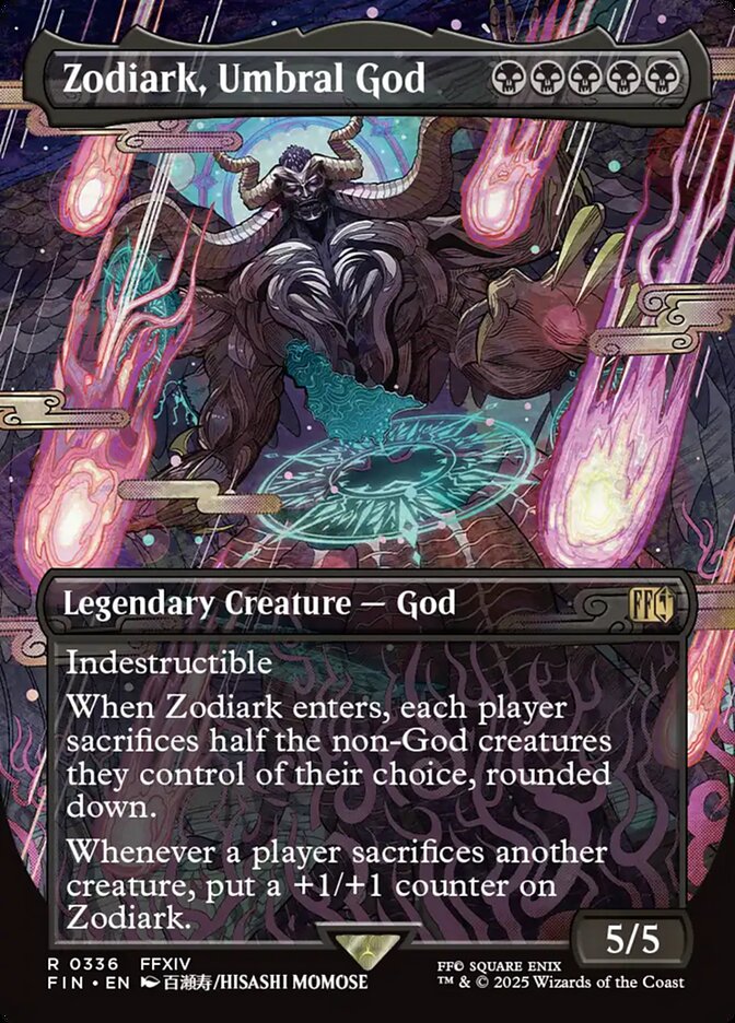 Zodiark, Umbral God 336/309 (FINAL FANTASY)  - Borderless Foil | Good Games Morley