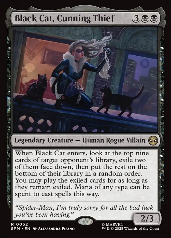 Black Cat, Cunning Thief 52 (Marvel's Spider-Man)  - Foil | Good Games Morley